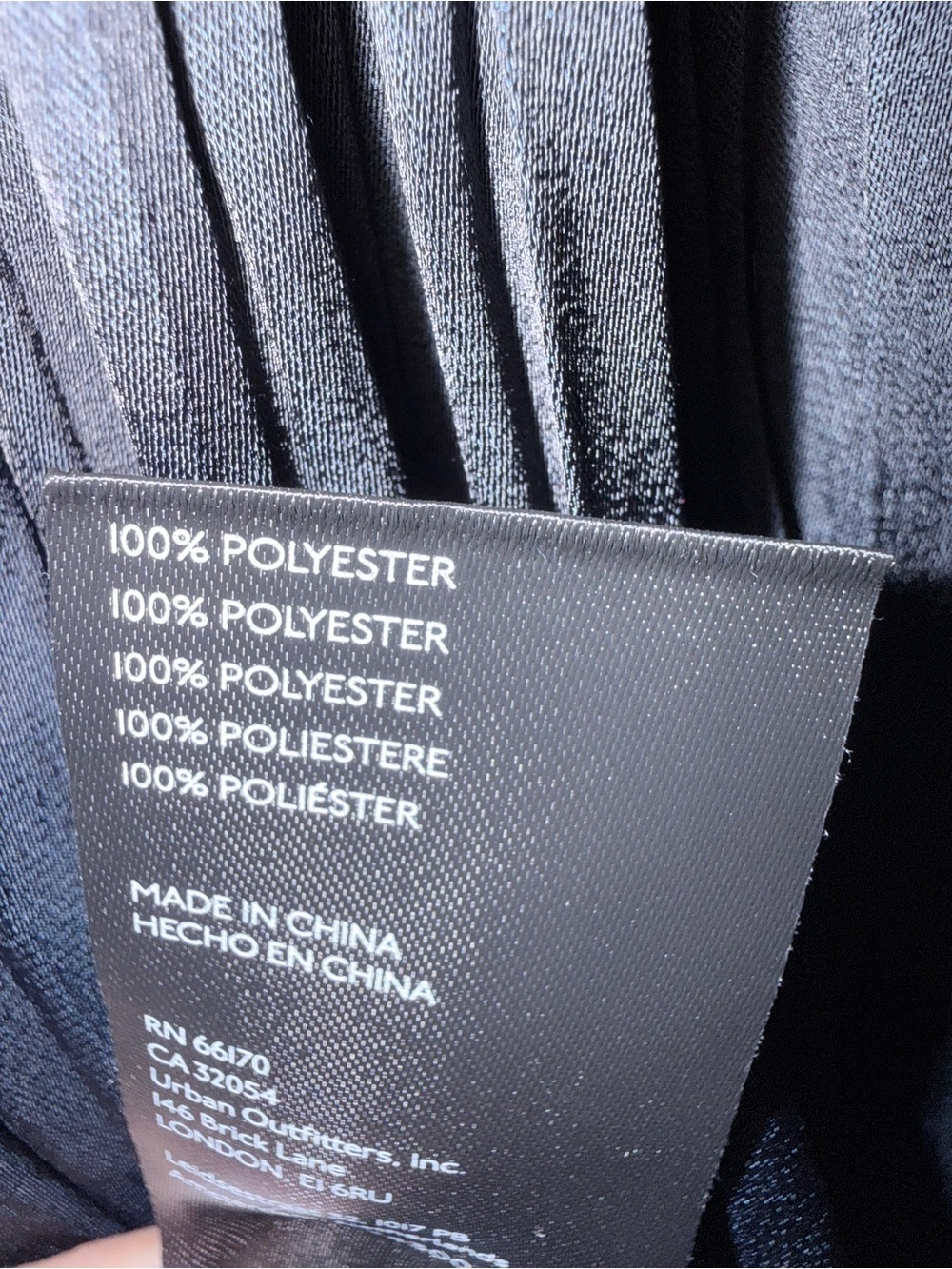 Anthropologie Black Pleated Maxi Skirt - Picture 3 of 3